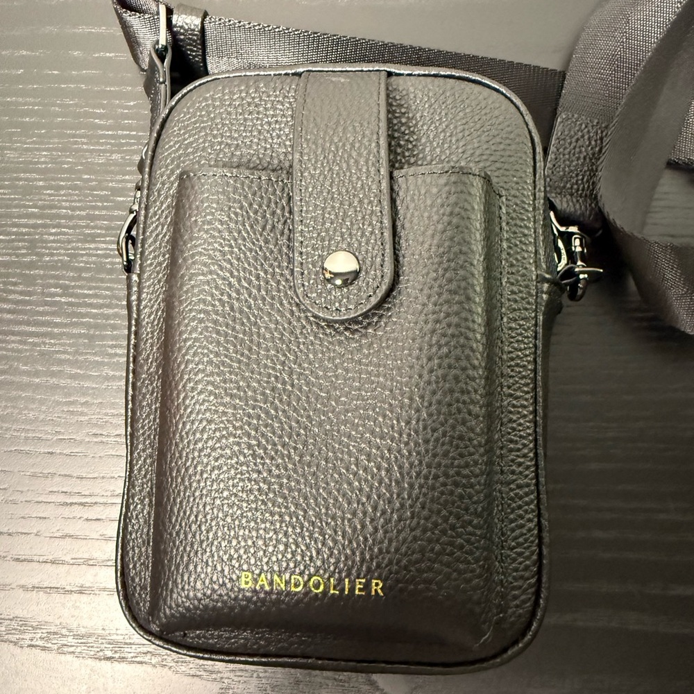 Bandolier Dillon Crossbody Bag Black with Black Fixtures NWOT